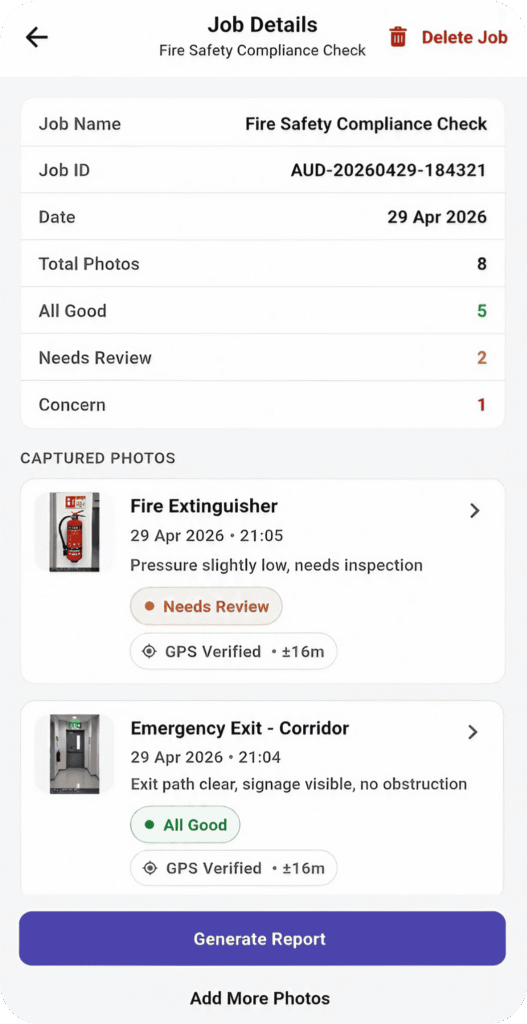job details screen fixed