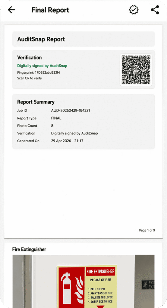 report screen fixed
